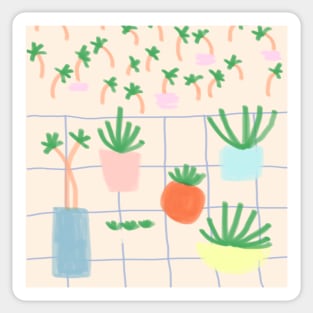 Plants Grid Sticker